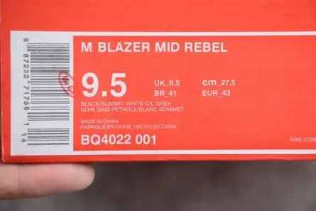 Elegant 5933 Nike Blazer Mid Rebel BQ4022-001 
