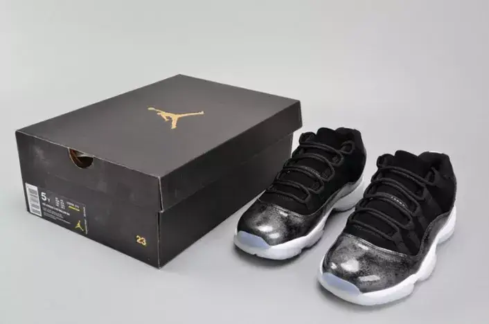 EyeCatching 2506 AIR JORDAN 11 RETRO LOW BG (GS) "BARON"  womens  528896-010 