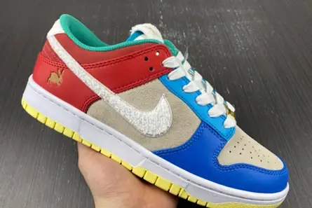EyeCatching 4274 Nike Dunk Low Retro PRM Year of the Rabbit Blue Orange Cream  FD4203-111 