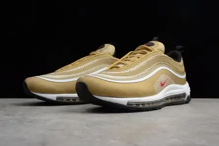 EyeCatching 5176 nike mens AIR MAX 97 ULTRA ’17 OG "METALLIC GOLD" 918356-700 