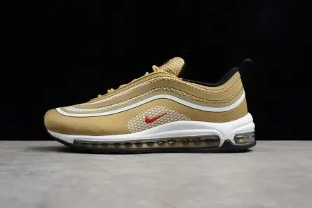 EyeCatching 5176 nike mens AIR MAX 97 ULTRA ’17 OG "METALLIC GOLD" 918356-700  CAA438
