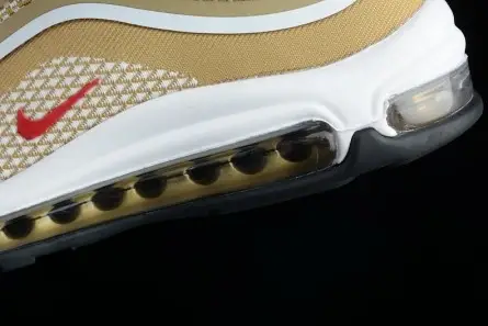 EyeCatching 5176 nike mens AIR MAX 97 ULTRA ’17 OG "METALLIC GOLD" 918356-700 