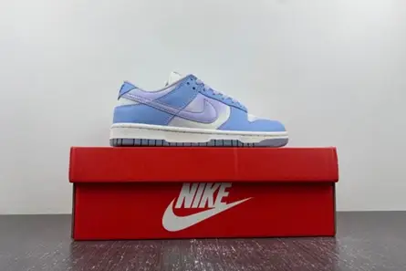 EyeCatching 865 Nike Dunk Low Blue Airbrush Canvas (Women's)  FN0323-400  FBCF9