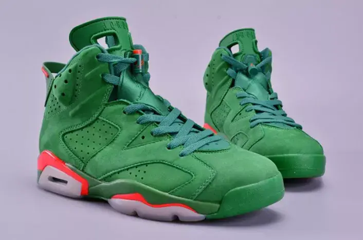 Fashionable 3803 Jordan 6 Retro Gatorade Green AJ5986-335 