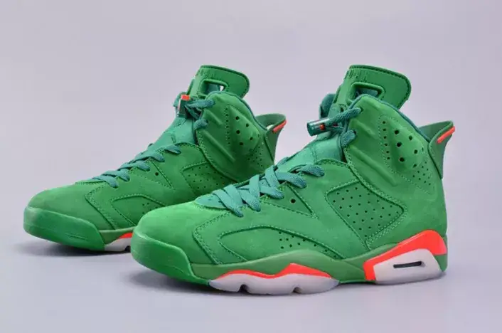 Fashionable 3803 Jordan 6 Retro Gatorade Green AJ5986-335 