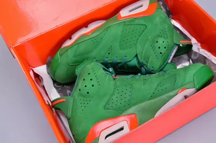 Fashionable 3803 Jordan 6 Retro Gatorade Green AJ5986-335 
