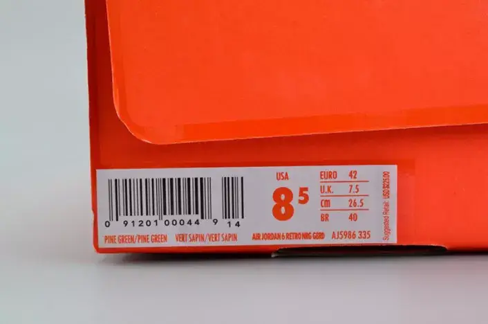 Fashionable 3803 Jordan 6 Retro Gatorade Green AJ5986-335 
