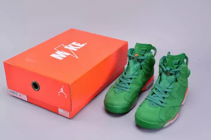 Fashionable 3803 Jordan 6 Retro Gatorade Green AJ5986-335 