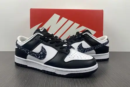 Fashionable 4017 Nike Dunk Low Essential Paisley Pack Black  DH4401-100 