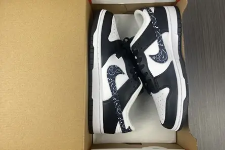 Fashionable 4017 Nike Dunk Low Essential Paisley Pack Black  DH4401-100 