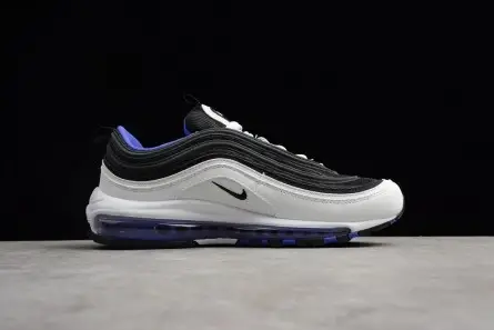 Fashionable 5492 NIKE mens  Air Max 97 White Black-Persin Violet  921522-102  ACFDB1519