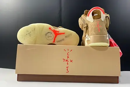Fashionable 9018 Jordan 6 Retro Travis Scott British Khaki DH0690-200 