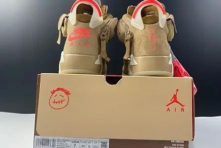 Fashionable 9018 Jordan 6 Retro Travis Scott British Khaki DH0690-200 