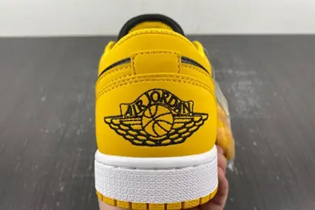 Flexible 3623 Air Jordan 1 Low “ Yellow Ochre” 553558-072  ECAAA1506