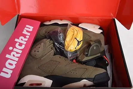 Flexible 4740 TRAVIS SCOTT AIR JORDAN 6 MEDIUM OLIVE - CN1084-200 