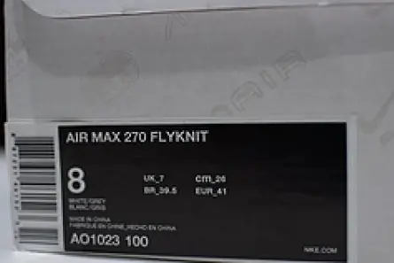 Flexible 894 NIKE AIR MAX 270 FLYKNIT 