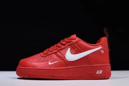 Functional 3543 Nike Air Force 1 '07 LV8 Utility Red White AJ7747-600 