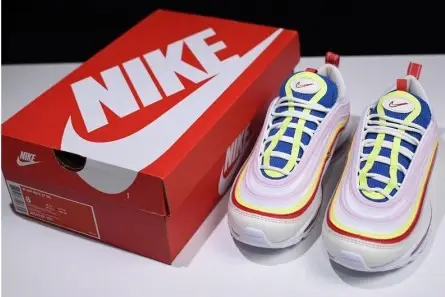 Functional 5002 Nike Air Max 97 SE "Corduroy" Sail Volt Glow Arctic Pink womens AQ4137-101 
