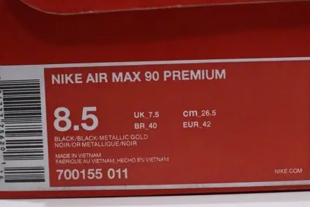 Functional 9643 Air Max 90 Premium 'Black Gold' - Nike - 700155-011 