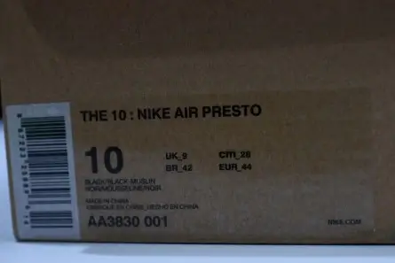 GoAnywhere 3829 Nike The 10: Air Presto  DAFDD411
