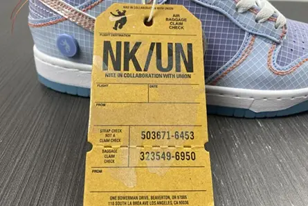 GoAnywhere 5791 Nike Dunk Low Union Passport Pack Blue  DJ9649-400 
