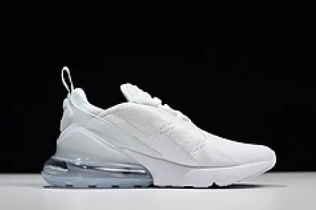 GoodFit 5552 Nike womens Air Max 270 Triple White AH6789 102 