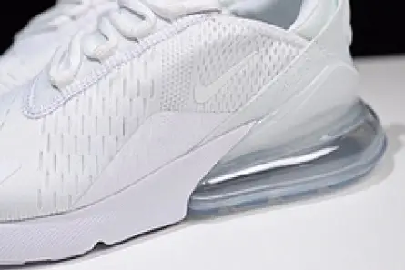 GoodFit 5552 Nike womens Air Max 270 Triple White AH6789 102 