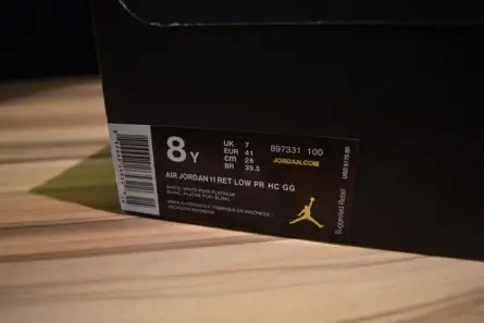 GoodFit 6257 Air Jordan 11 Low Heiress Frost White 897331-100 