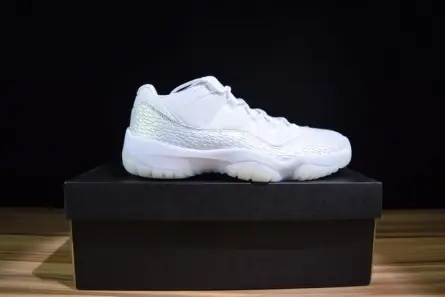 GoodFit 6257 Air Jordan 11 Low Heiress Frost White 897331-100 
