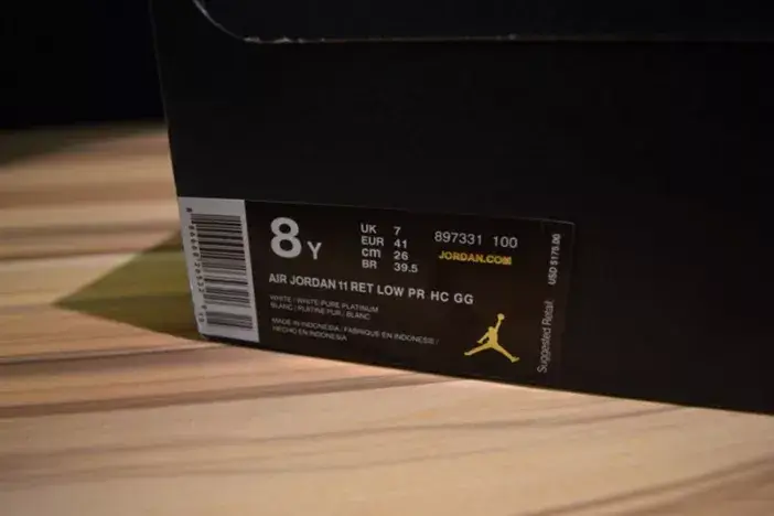 GoodFit 6257 Air Jordan 11 Low Heiress Frost White 897331-100 