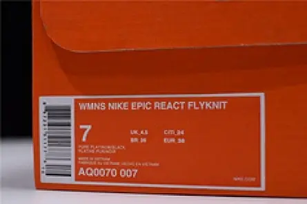 GoodFit 6659 NIKE EPIC REACT FLYKNIT PURE PLATINUM  womens  AQ0067-007 