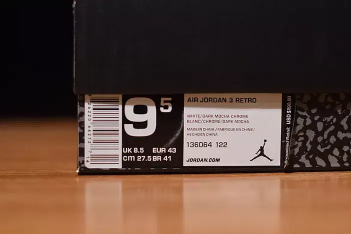 GoodFit 781 Air Jordan 3 Mocha  136064-122 