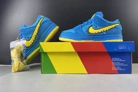 Grateful Dead x Nike SB Dunk Low Blue CJ5378-400 Vibrant 6766 