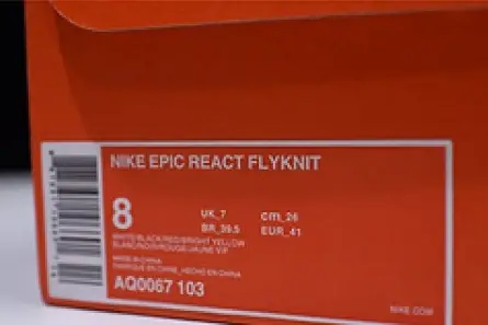HighQuality 1848 nike epic react flyknit 'Bright Crimson' AQ0067 103 