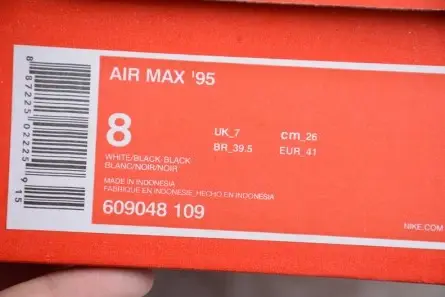 HighQuality 4990 Nike Air Max 95 White Black Oreo 609048-109  CCDEB665