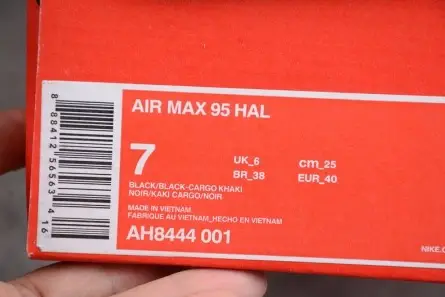 HighQuality 807 Nike Air Max 95 HAL Black Khaki | AH8444-001 