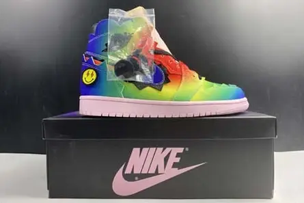 J Balvin x Air Jordan 1 High O DC3481-900 Breathable 6410 