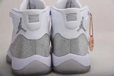 JORDAN 11 RETRO WHITE METALLIC SILVER - AR0715-100 Affordable 4106 
