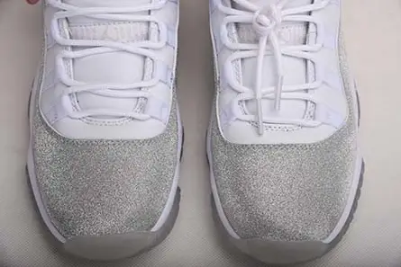JORDAN 11 RETRO WHITE METALLIC SILVER - AR0715-100 Affordable 4106 