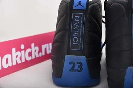 JORDAN 12 RETRO BLACK GAME ROYAL - 130690-014 DailyWear 7243  FABF1454