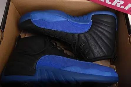 JORDAN 12 RETRO BLACK GAME ROYAL - 130690-014 DailyWear 7243 