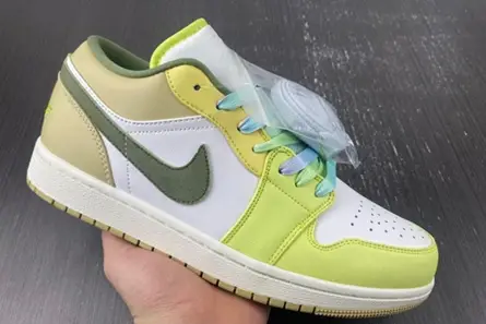Jordan 1 Low Sail White Oil Green (W) FD9906-131 Stylish 5992 