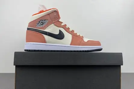 Jordan 1 Mid SE Orange Suede DV1336-800 HighQuality 4268  ACA349