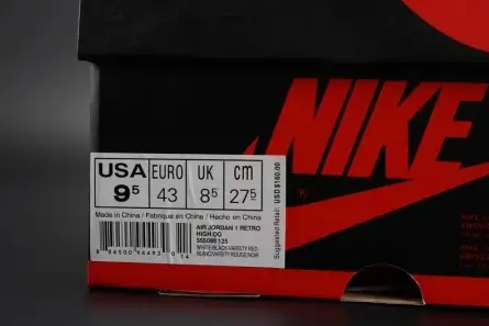 Jordan 1 Retro Black Toe 555088-125 Comfortable 5888 