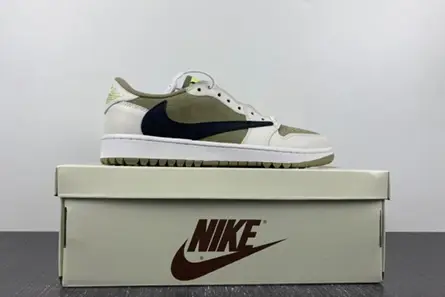 Jordan 1 Retro Low Golf Travis Scott Neutral Olive FZ3124-200 GoodFit 3147  AFB1540