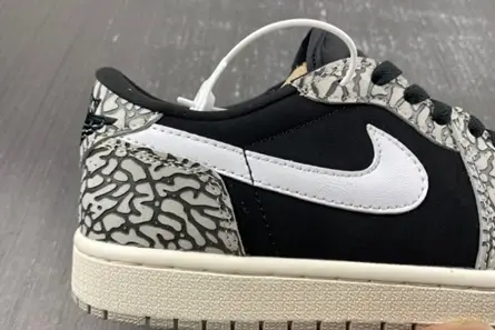 Jordan 1 Retro Low OG Black Cement CZ0790-001 Vibrant 3731 
