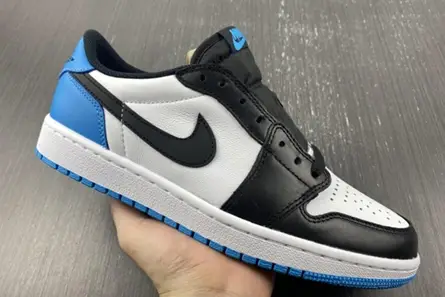 Jordan 1 Retro Low OG Black Dark Powder Blue CZ0790-104 Reliable 1061 