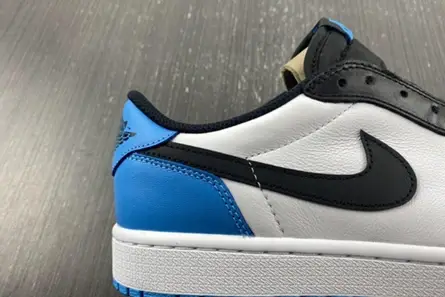 Jordan 1 Retro Low OG Black Dark Powder Blue CZ0790-104 Reliable 1061 