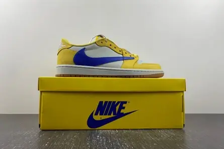 Jordan 1 Retro Low OG SP Travis Scott Canary (Women's)  DZ4137-700 SportInspired 7924 