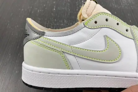 Jordan 1 Retro Low White Ghost Green Black  DM7837-103 HighQuality 4181 